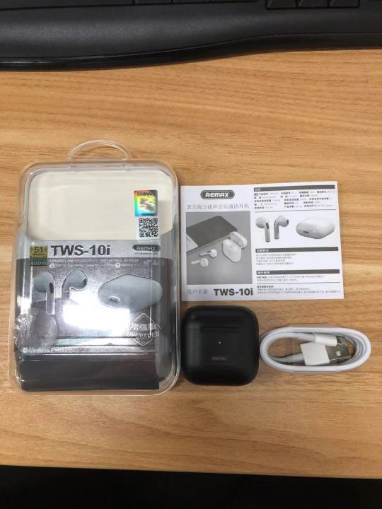 TWS%20Remax%20Bluetooth%20Earphones%20TWS-10i%20V5.0%20Compact%20Design,%20Fashionable%20-%20One%20Row%20Tin%20Authorized%20Store%20-%20Image%203