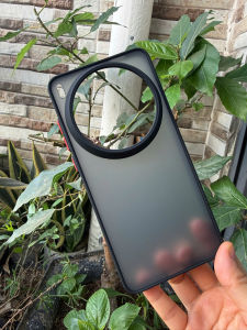 Ốp lưng Vivo X300 X300 Pro nhám viền màuchống bám vân tay ( màu Đen)