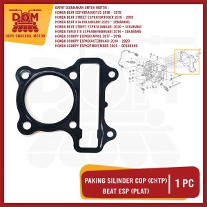 Paking Silinder Cop BEAT ESP (PSP) CHTP Gasket Head Cylinder Kop HONDA Beat Street K1A Scoopy eSP