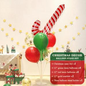 Christmas Balloon Table Float Christmas themed party Decoration Birthday Party Wedding Anniversary Background Decoration Boy Girl Baby Shower santa claus decoration glow in the dark wall decor christmas decorations for home 2026 2027 christmas gift ideas