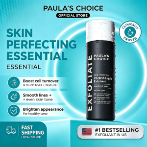 Paulas Choice SkinPerfecting 2% BHA Salicylic acid skincare Improve blackhead acne closure Exfoliant