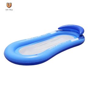 Inflatable Floating Row Foldable Swimming Pool Water Lounges Chair Beach [Ueb Shop]