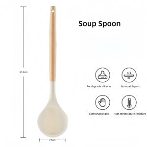 SG Specool® Silicone Multifunctional Spatula/Turner/Slotted Turner/Ladle /Frying Spatula Silicone Cooking Utensils