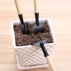 WARM HOUSEWORK Portable Creative Gardening Tools For Flower Pots Multifunctional Digging Weeding Small Rake Shovel Spade Garden Shovel