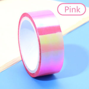 Cuộn Băng Keo Màu Laser Gradient Sáng Tạo Chống Thấm Nước Trang Trí Sổ Tay Thủ Công Anbum Ảnh E1375