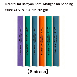 6Pcs Semi-Rigid Polishing Rod and Sanding Sticks for Military Models and Gundam