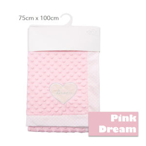 M&B Baby Blanket Newborn 100cm x 75cm Blanket Minky Dot Doudou Blanket Selimut Baby Sunnozy LionBear