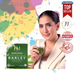 Original IAM Barley Pure Organic Grass Powder ( 10 sachets / box ) Immune System booster from Australia Herbal Juice l Asthma UTI Myoma PCOS Arthritis Gallstone Fight Cancer Flu and Virus l Trending Now Ph l Authorized Distributor Official Store