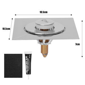 [Warm Homie]304 Stainless Steel Shower Floor Drain Cover  Universal  Bathroom Anti-Odor/Bug Cover Floor Drain Inner Core Anti-hair Filter Sewer