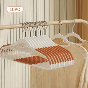 ราวตากผ้ากันลื่นบ้าน Homenhome ไม้เเขวนเสื้อไร้รอยต่อเฉพาะ