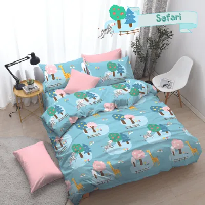 Cotonsoft Printemps Fitted Bedsheet Set Smooth Cotton 650TC