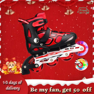 [Free delivery+one-year warranty] Adult Inline Skates Roller Skates 4-wheel Roller Skates