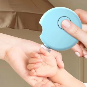 MODERNLUX Điện Dụng cụ cắt móng tay cho bé ABS Tự động cắt móng tay cho trẻ sơ sinh Di động Dụng cụ đánh bóng móng tay Bộ dụng cụ vệ sinh cho trẻ sơ sinh.