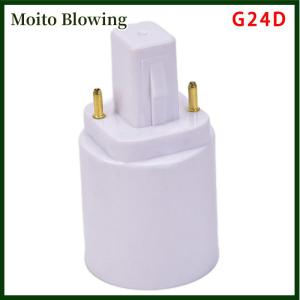 Moito G24 To E27 Lamp Holder Converters Light Bulb Base Socket Halogen Lamp Converter
