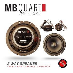 MB QUART M1-216 2WAY COMPONENT SPEAKER 2WAY COMPONENT SPEAKER SPEAKER MBQUART