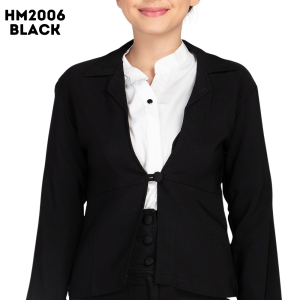 LC Fashion Black Plain Formal Blazer S-4XL Petite to Plus Size Casual & Formal Wear For Women 2270 HM701 / HM2006