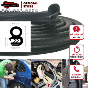 Gioăng Chữ U Có Rãnh Khí Nẹp Cửa - Gioăng khoang máy Kia Toyota Cốp Xe Tải Tủ Điện Tủ Sắt