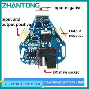 ZHANTONG 3S 12.6V 40A BMS lithium pin Bảo vệ board 18650 ngân hàng điện Equalizer Board cho khoan điện