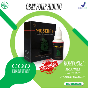 Mosehat Herbal Obat Untuk Polip Hidung /   Penghilang Benjolan / Sinusitis   Sinusitis Akut Sinusitis Kronis /  Benjolan Di Dalam Hidung Paling Ampuh dan Mujarab Mosehat Herbal Original Jamu Tetes Berkhasiat Suplemen Kesehatan Izin Resmi Bpom Bisa Cod