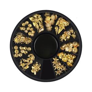 Alloy Nail Art 3D Metal Rivets Charms Studs Ocean Theme Star Starfish Seashell Mold Fillers Manicure DIY Decals Decor