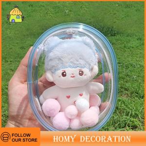 🎄【Special price】🎄Shao 10cm Plush Doll OUT BAG PVC ใสผ้าฝ้ายใสใสใสใสใสใส Display Case สำหรับอะนิเมะการ์ตูนตุ๊กตา