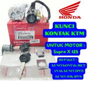Kunci Kontak Set Honda Kode KTM untuk Motor Supra X 125 Karbu Kualitas Terbaik ORIGINAL 100% HONDA .