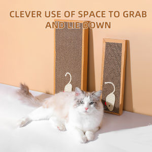 CAT SCRATCH BOARD SCRATCHER / Sisal Mouse Bait Cat Catch Board Corrugated paper material Fast delivery