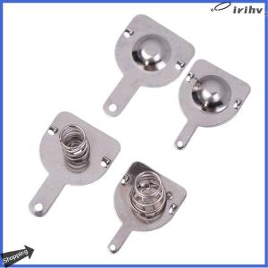 【jianzhanqinl】 10ชิ้น16x16มม. 18.5x16.5มม. แผ่นแบตเตอรี่แบบสปริงแผ่นแบตเตอรี่แบบ18650สองขั้วเดี่ยวเป็นบวกและลบ