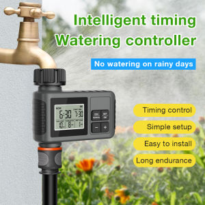 Water Timer Automatic Sprinkler Timer Garden Watering Smart Irrigation System Controller with Soil Moisture Sensor Waterproof