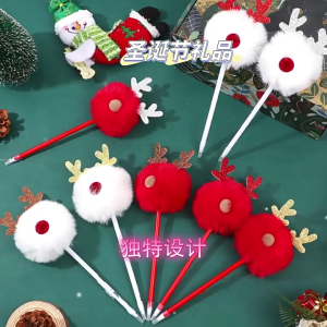 6Pcs Christmas Ballpoint Pen Writing Pen Stocking Fillers for Children Adult Boy Girl Writing Journaling