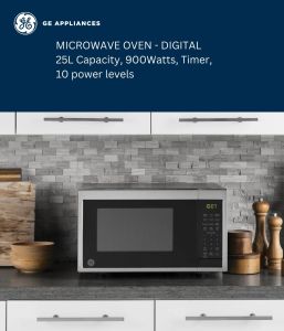 GE Appliances JES1095SMSS 0.9 Cu. Ft./ 25L Counter-top Microwave Oven