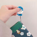 CrashStar Cartoon Cute Mobile Finger Ring Lanyard Creative Personality Silicone Phone Chain Pendant Anti-lost Hanging Rope INS Fashion Top Seller. 