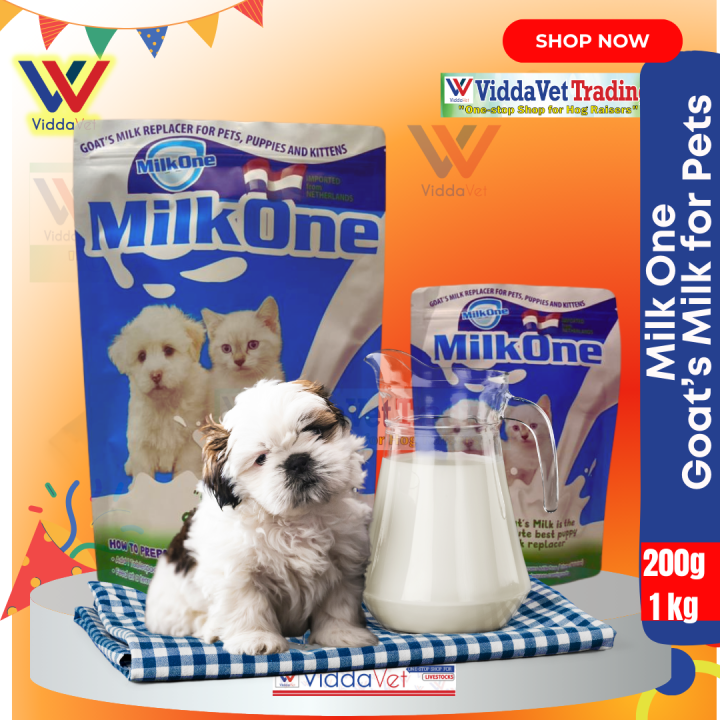 Milk One 1 Kg Goat Milk Replacer for Puppies and Kittens Nutritious Pet ...