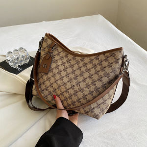 Geegobuy กระเป๋าสะพายข้างพิมพ์ลายแมทช์ง่าย