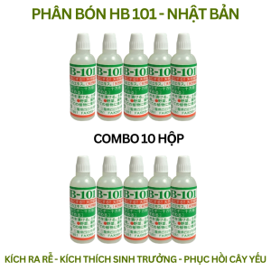 Combo 10 lọ HB 101 siêu kích rễ phục hồi cây suy yếu nội địa Nhật Bản [Mua 10 Tặng 2 ]