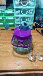 Bình rót rượu tự động thủy tinh 3 lít