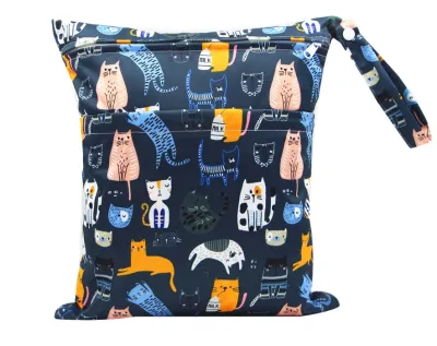 [SG Ready Stock] Large 36 x 30 cm / 40 x 45 cm Waterproof Reusable Diaper Wetbags Swim Bag Toiletries WBLA [Little Gems SG]