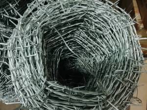 ลวดหนาม ลวดชุบกัลวาไนซ์ เบอร์12 เบอร์14 ลวดหนามถัก ล้อมรั้ว ตาข่ายรั้วบ้าน กันสนิม คุณภาพสูง สำหรับรั้วบ้านและสวน