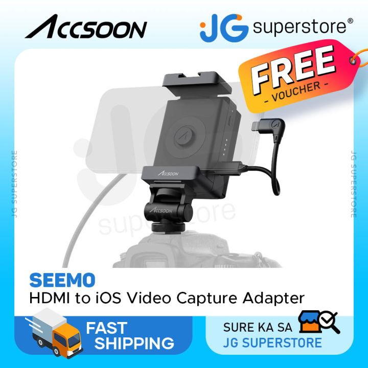 Near Field Camera Adapter Accsoon SeeMo UIT02 Video Transmitter Camera Field Monitor Adapter for ...