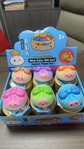 8.5CM Đồ chơi Squishy Bánh Bao Lớn Phồng Lên Chậm của Nhóm Nhạc Nữ Thợ Săn có biểu cảm hạt kim tuyến vàng bánh bao hấp thu nhỏ chân thực
