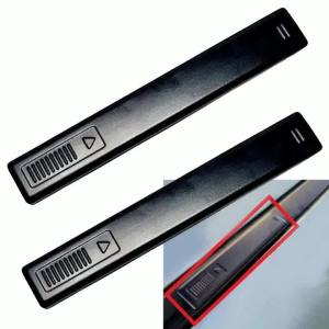 secr 2PCS Car Roof Rail Clip Cover For SUZUKI SWIFT 2010 Onwards Abs Black Roof Rack Bars Boxes Clip Cover Car Exterior Parts K6R8Z