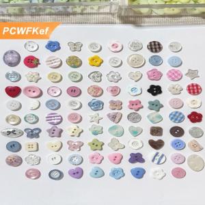【PCWFKef】 20 cái bộ Nhiều Màu Nút S Thủ Công Mỹ Nghệ Tự Làm Scrapbooking Dễ Thương Hàn Quốc May Nút Ngẫu Nhiên Trang Phục Phụ Kiện