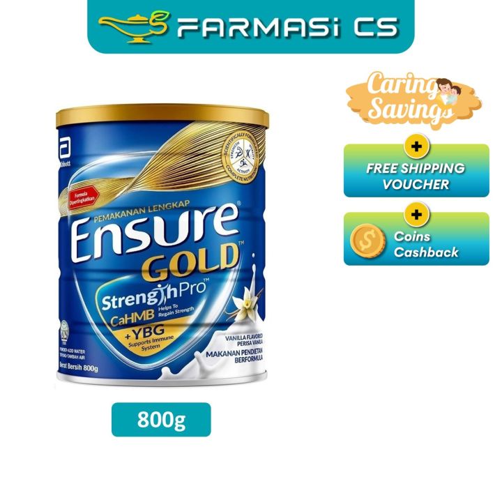 Abbott Ensure Gold Vanilla 800g / FOC Exercise Kit / 1 Sachet