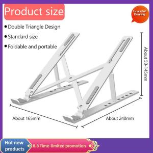 Graceful 8 bánh có thể gập lại máy tính xách tay đứng chủ xách tay máy tính xách tay hỗ trợ cơ sở có thể điều chỉnh Riser làm mát khung máy tính xách tay Cooler phụ kiện