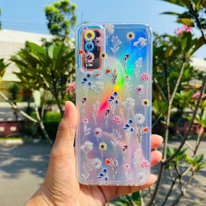 Case Hologram Fashion BUNGA REDMI NOTE 13 4G NOTE 13 5G NOTE 13 PRO 5G A1 A2 Casing Hologram Aurora Aero Case