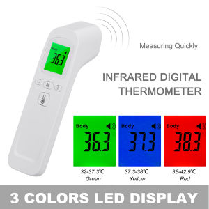 Infrared Forehead Ther-mometer Digital Ther-mometer Non-contact Body Temperature High Precision Measurement Device with Fever Alarm