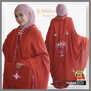 Malaika Mukena Traveling 2in1 Mukena Travel Dewasa Mukena Rayon Bordir Dewasa Mukenah Jumbo Adem