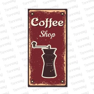 COFFEE ART HIASAN DINDING WALL DECOR 15x30CM PAJANGAN POSTER DEKORASI KAMAR RUMAH