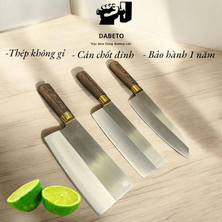 Bộ Dao DABETO Nhà Bếp Làm Từ Thép Trắng Nhật Không Han Gỉ Mác Thép ...