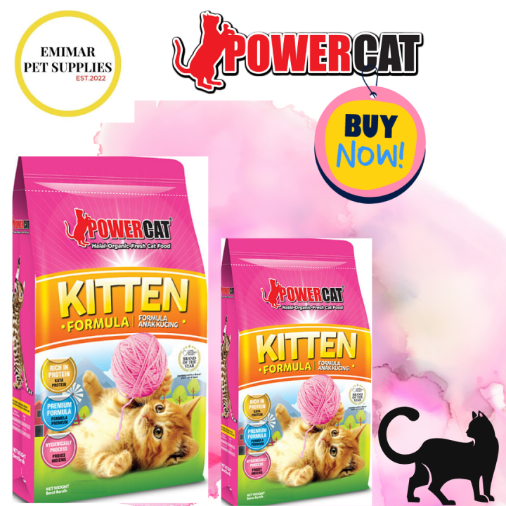 POWERCAT Kitten 7KG - Halal / Organic / Fresh Cat Food - Dry Cat Food ...